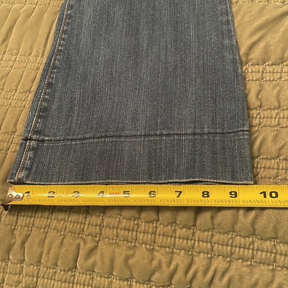Flying Monkey Denim Blue Jeans with Bell Bottoms Flare Wide Legs - Picture 15 of 17
